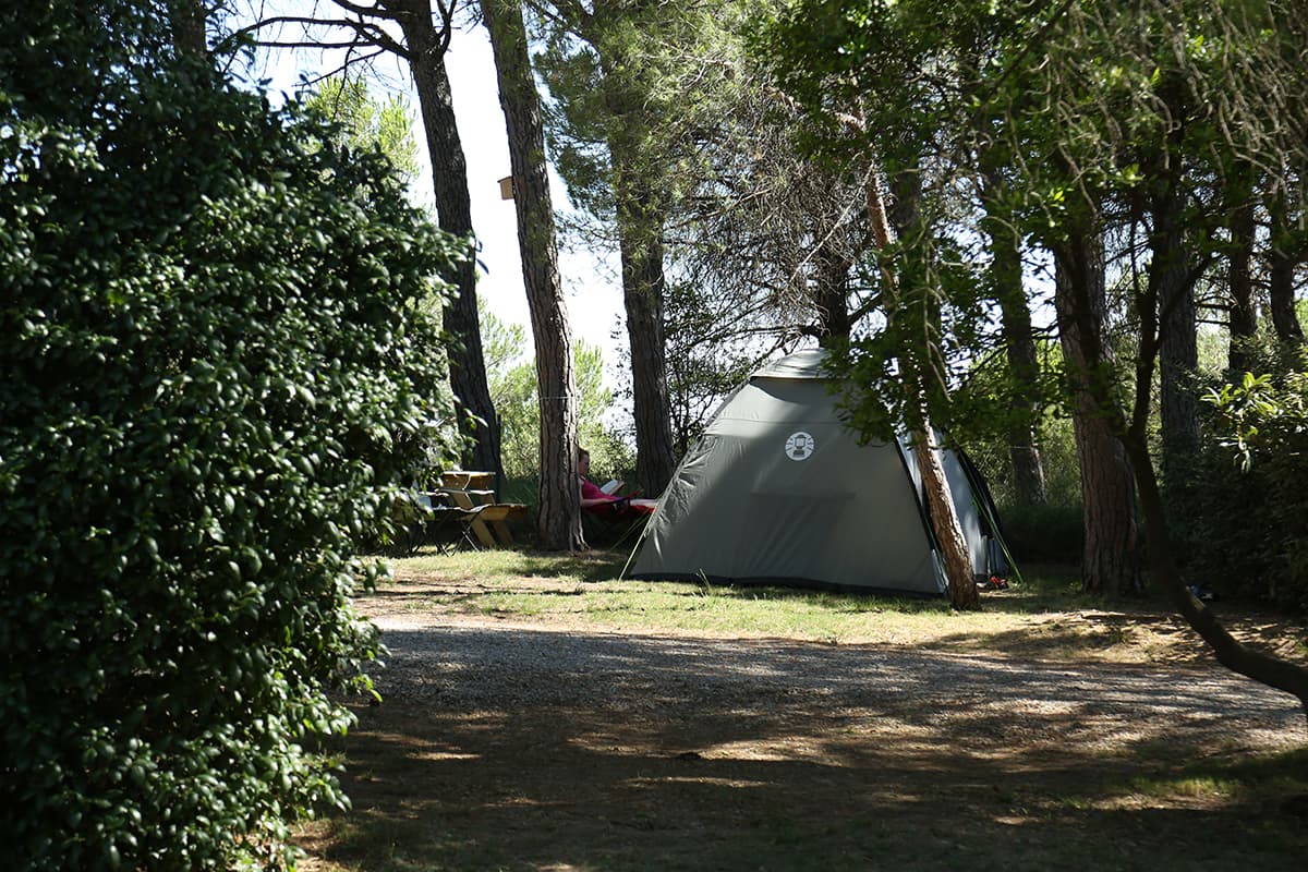 Camping Aude - Camping Figurotta tente