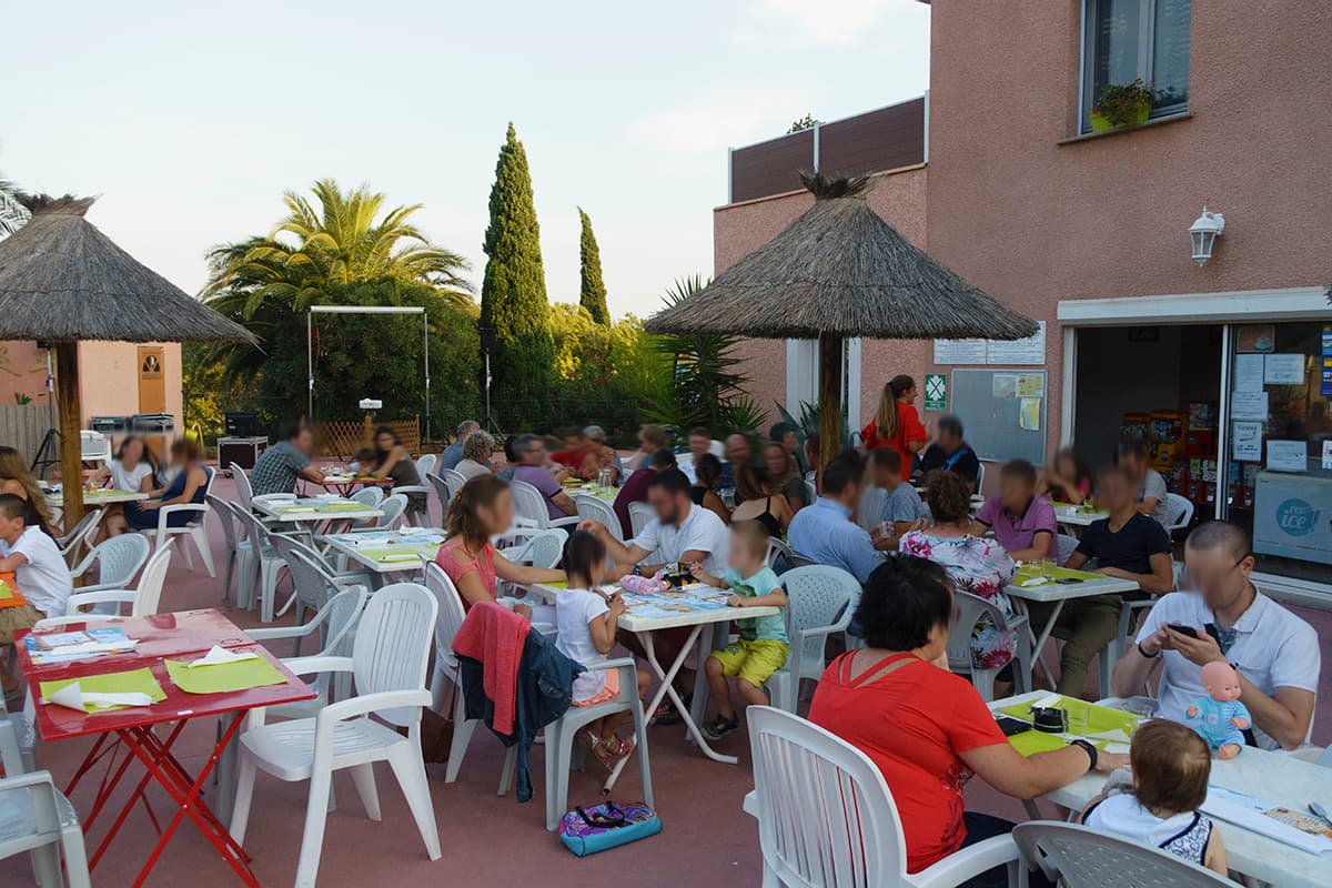 Camping Aude - Camping La Grange Neuve restaurant